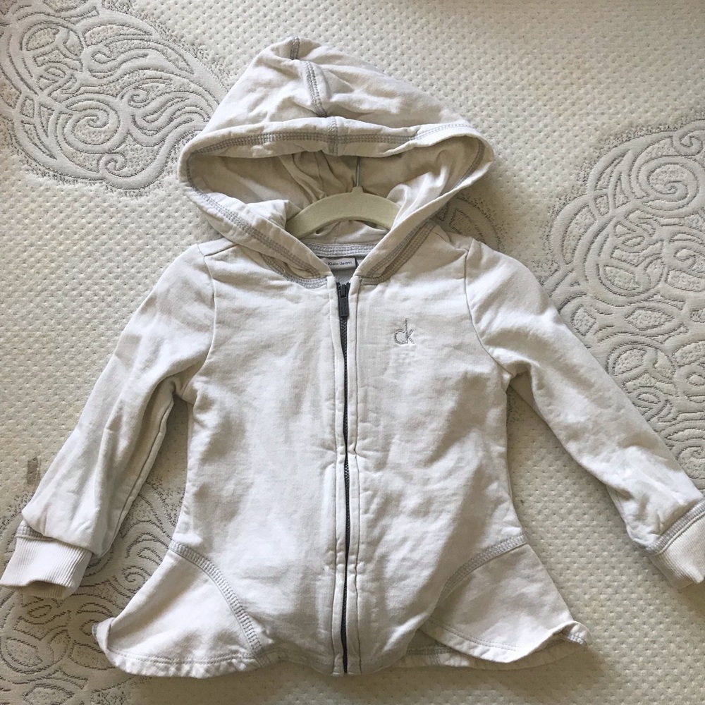 Calvin Klein sweatshirt pant set toddler